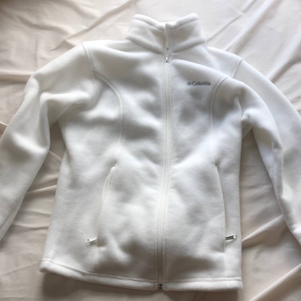 White Columbia full zip fleece jacket